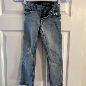 Levi's Light Blue Distressed Jeans